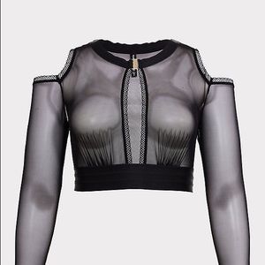 NWT Torrid mesh crop top size 5